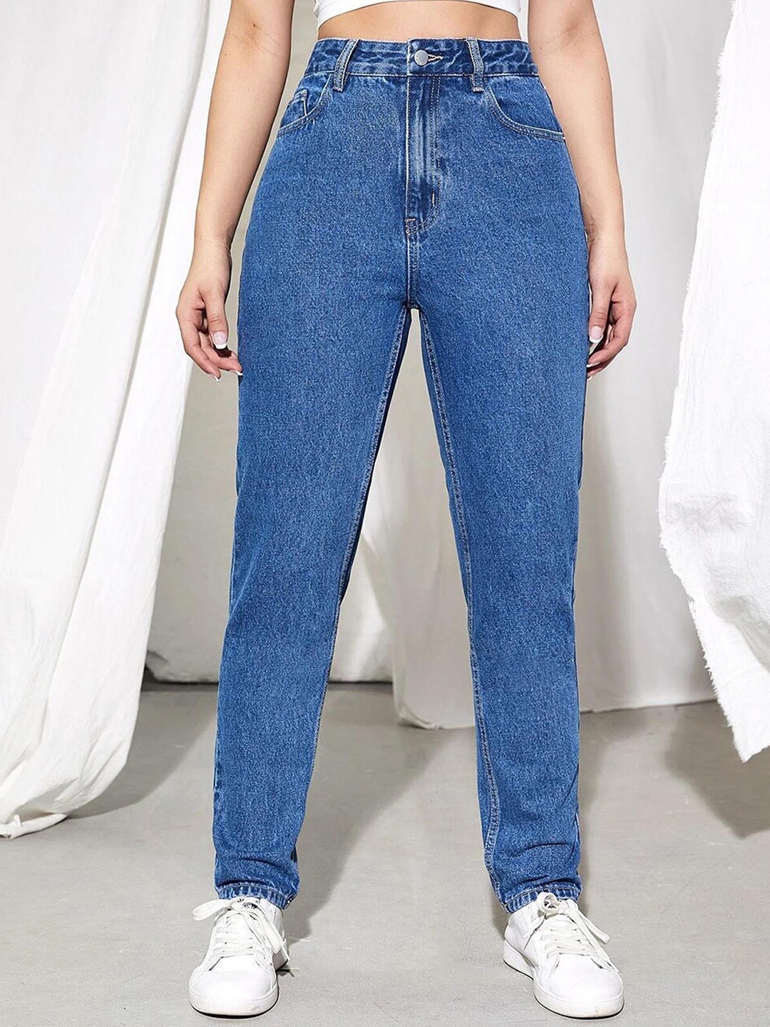 

Kotty Women Blue Jean Slim Fit High-Rise Stretchable Jeans