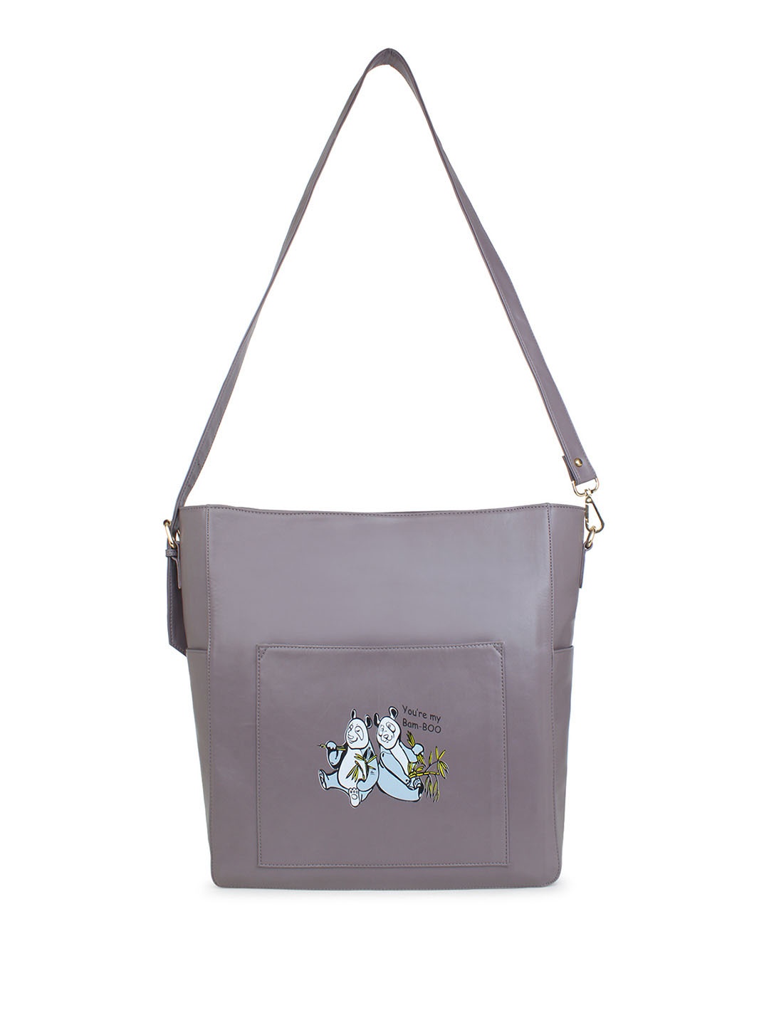 

Spice Art Mauve WomenPU Structured Hobo Bag