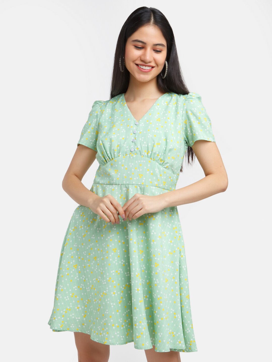 

Zink London Green Dress
