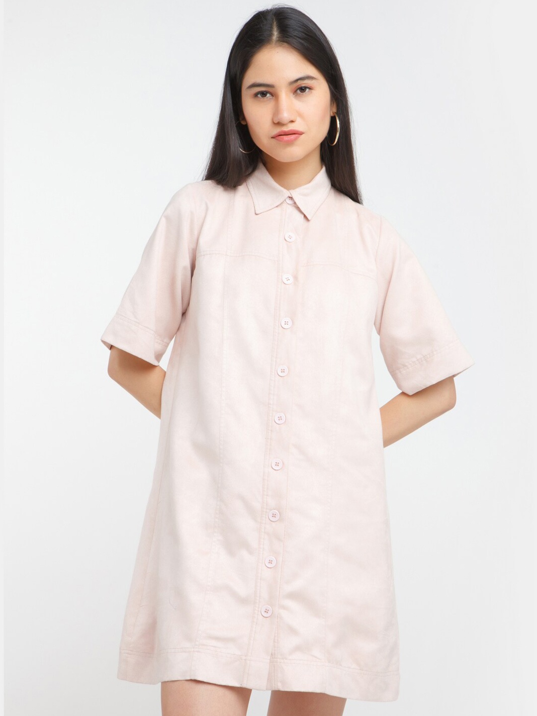 

Zink London Pink Shirt Dress
