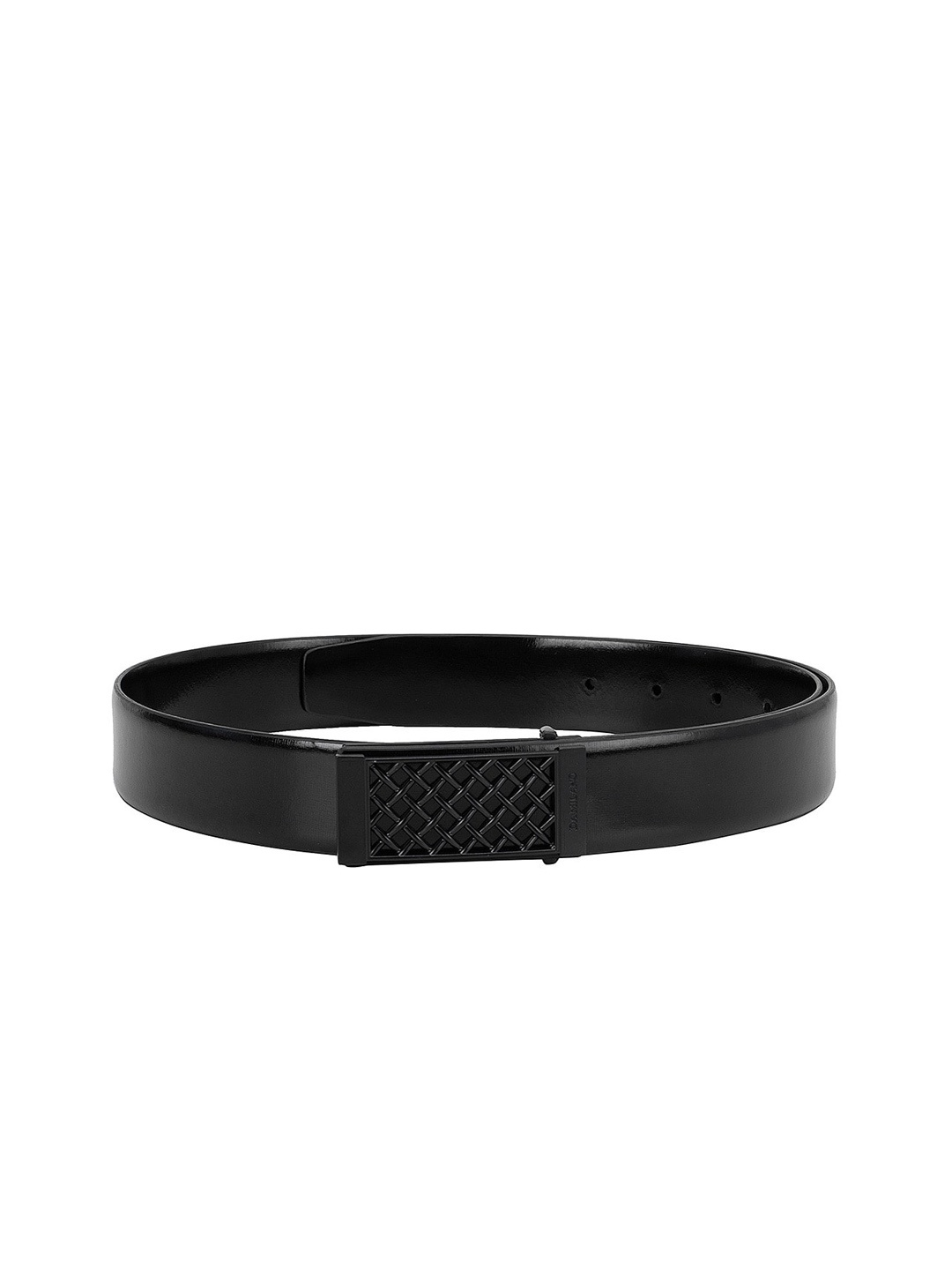 

Da Milano Men Black Leather Belt