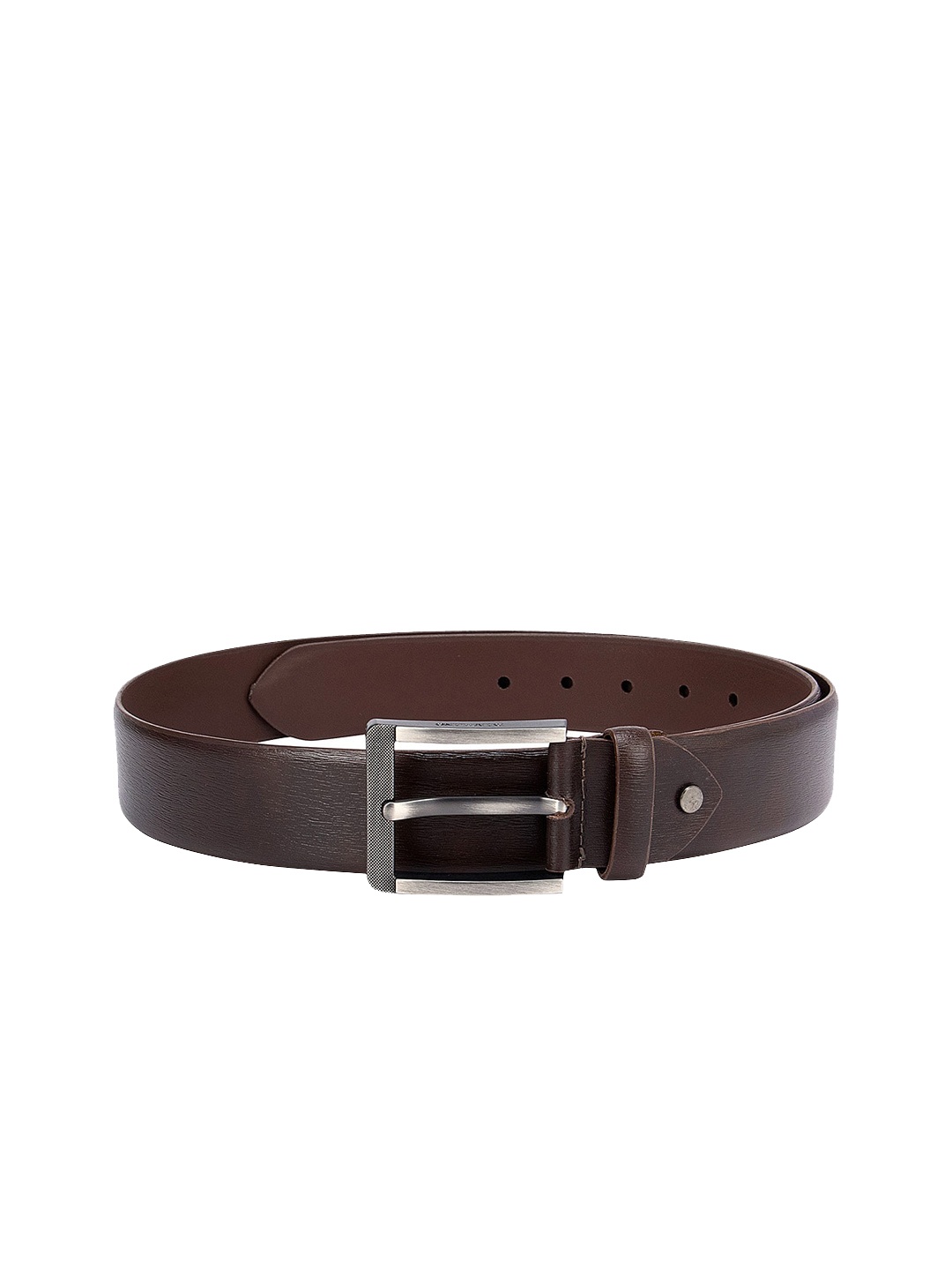 

Da Milano Men Brown Leather Formal Belt