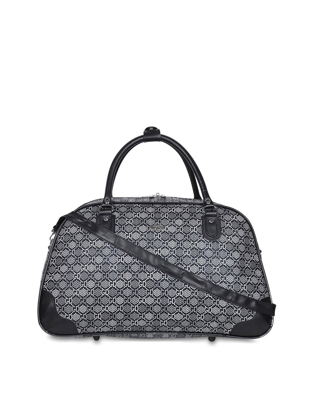 

AMYENCE Black Printed Duffel Bag