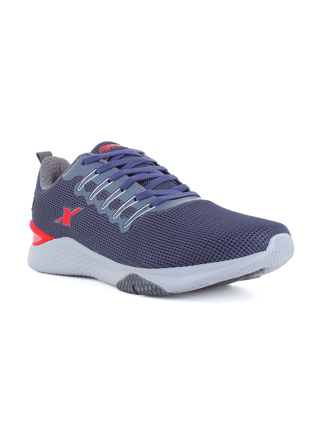 

Sparx Men Grey Mesh Running Non-Marking Sports Shoes
