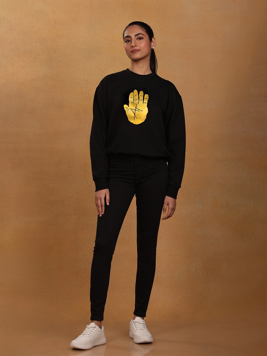 

Masaba Women Black Printed Sweatshirt