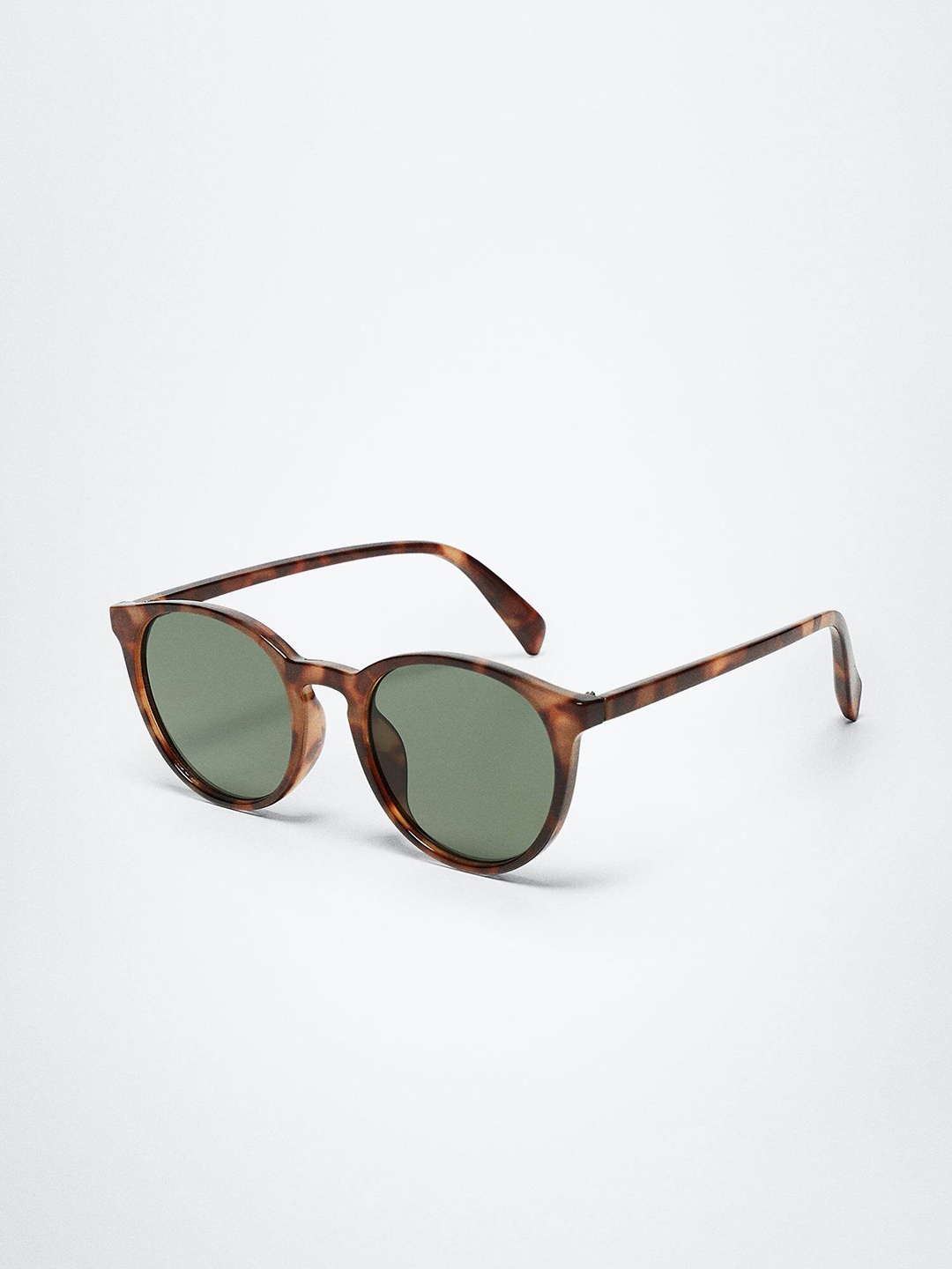

MANGO Women Sustainable Oval Sunglasses with UV Protected Lens 37000780, Green
