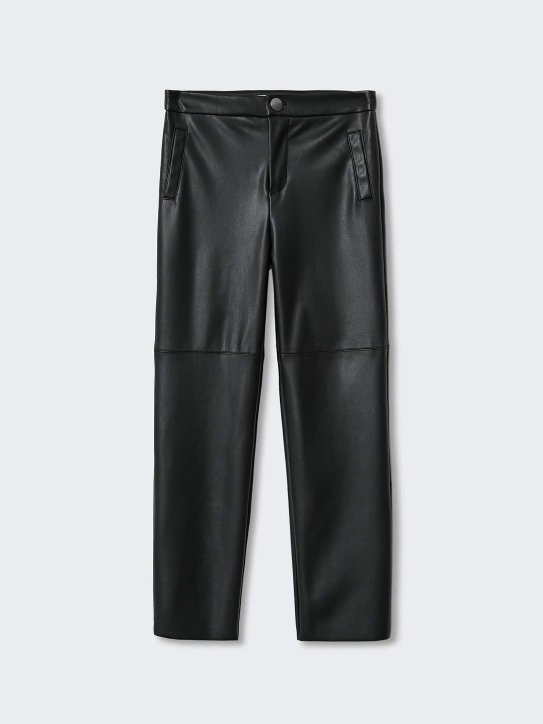

Mango Kids Girls Black Solid Sustainable Trousers