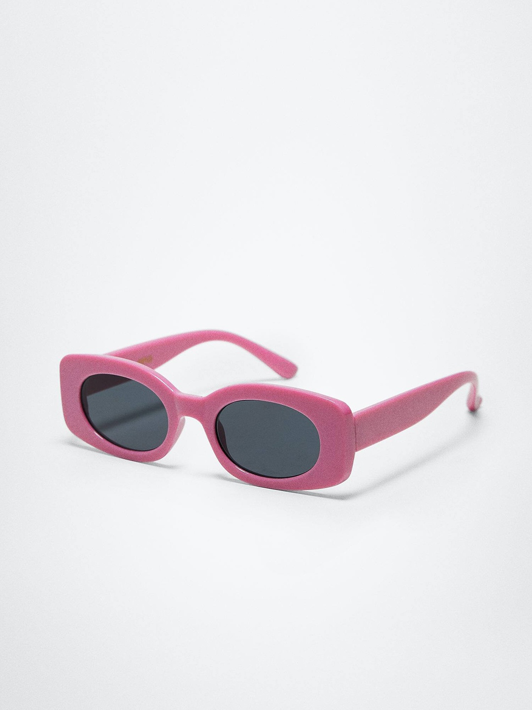 

MANGO Women Rectangle Sunglasses with UV Protected Lens 37000786, Grey
