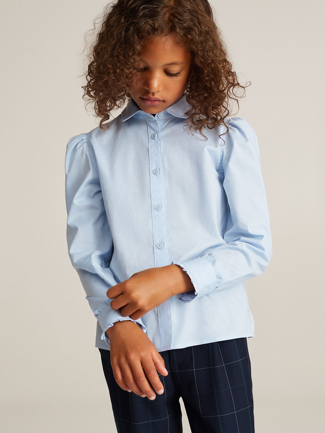 

Mango Kids Girls Sustainable Casual Shirt, Blue