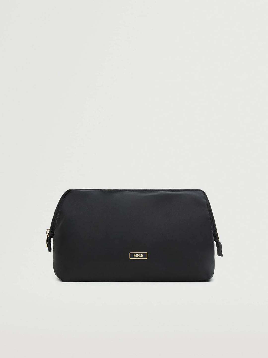 

MANGO Women Black Solid Cosmetic Pouch
