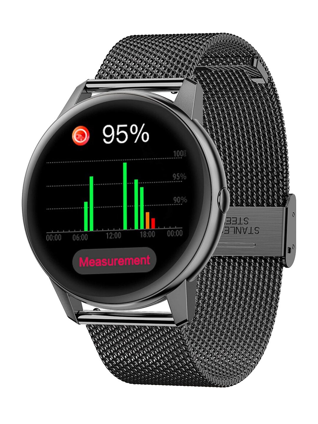 

French Connection Black Textured R3-B Pro Smart Watch