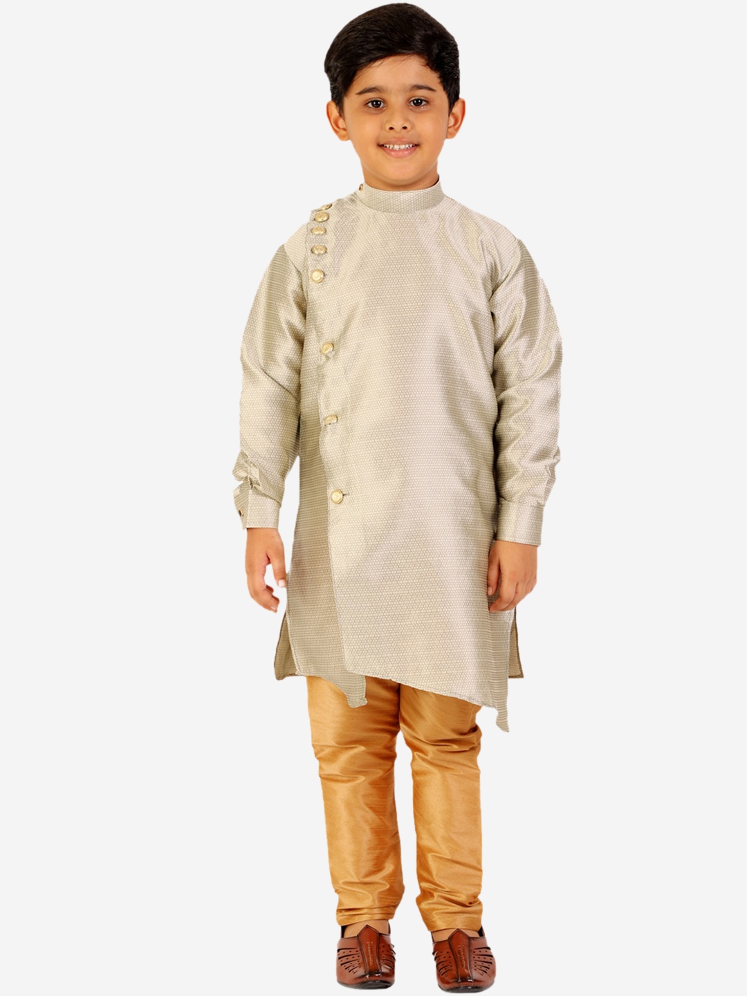 

Pro-Ethic STYLE DEVELOPER Boys Cream-Coloured & Brown Printed Pyjama