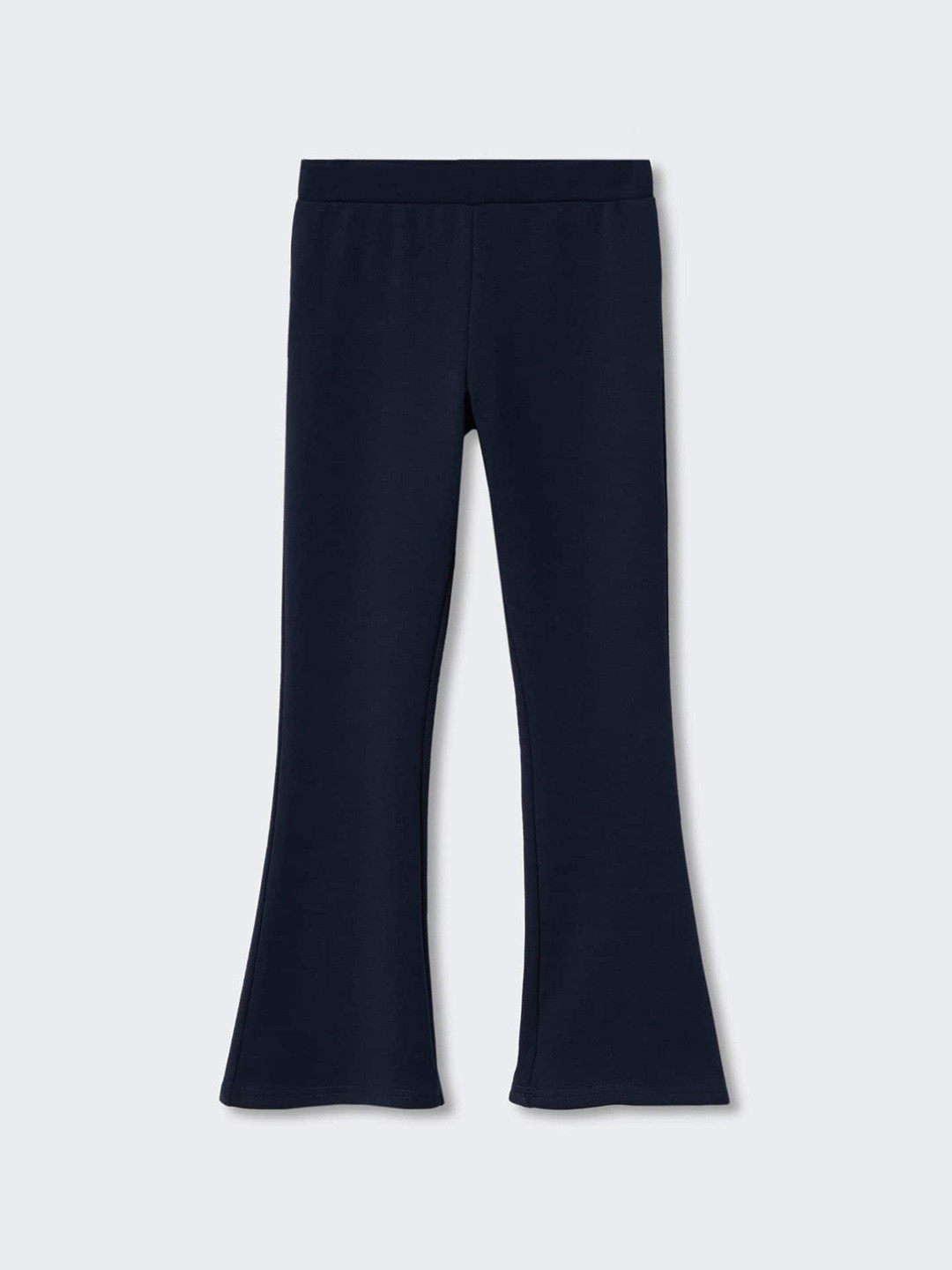 

Mango Kids Girls Navy Blue Solid Flared Sustainable Leggings