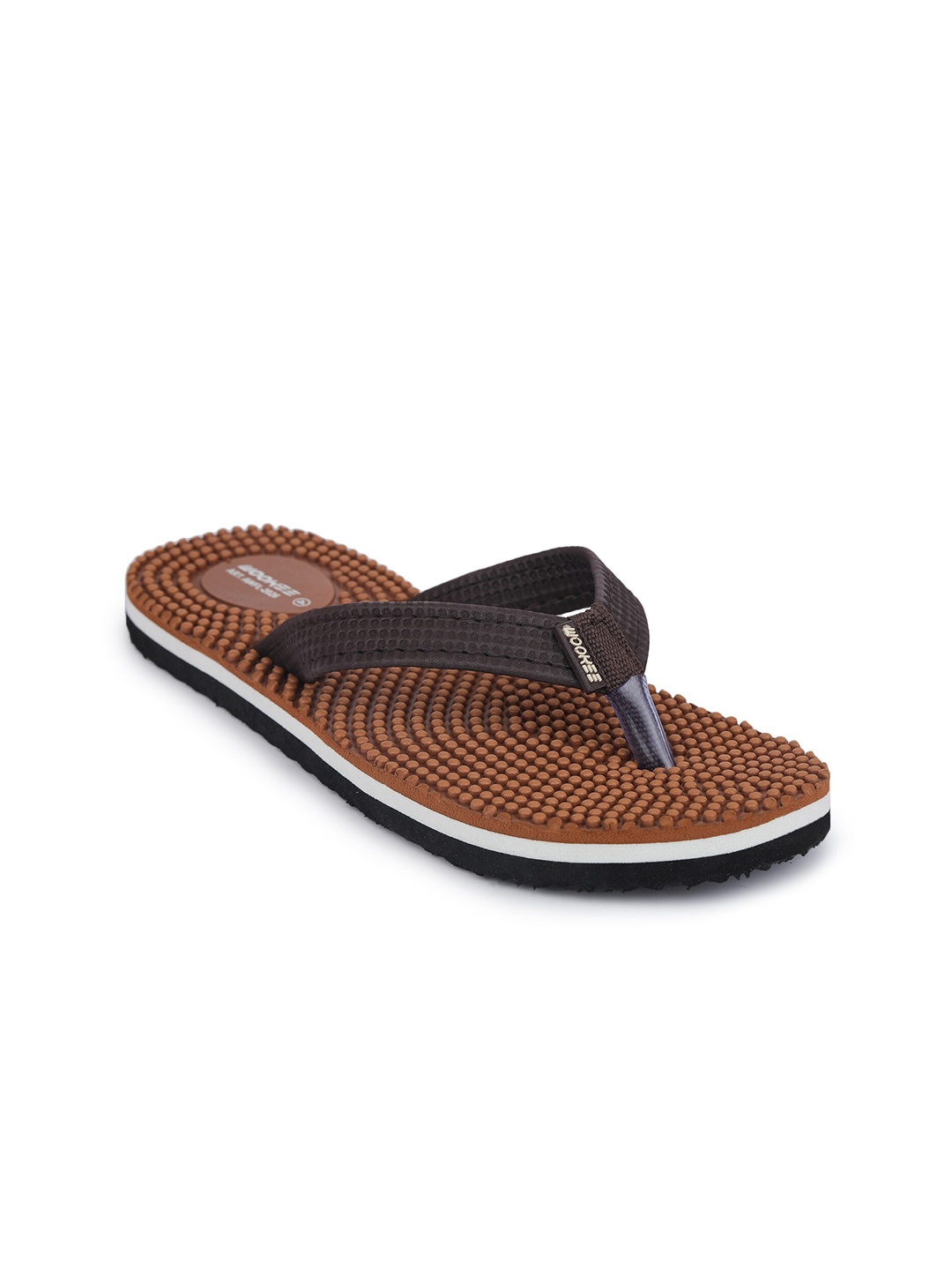 

ABROS Women Brown Thong Flip-Flops