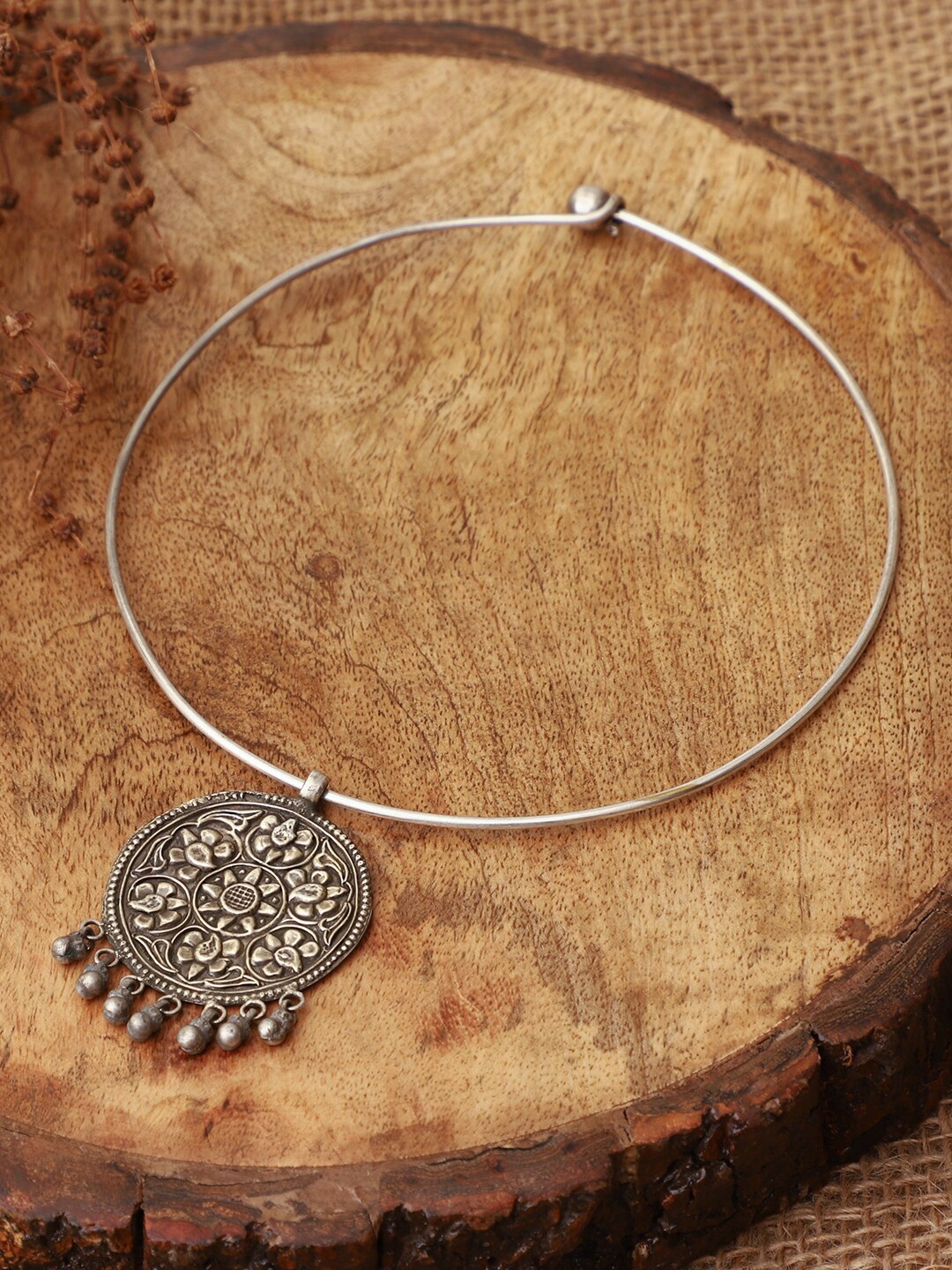 

VENI Silver-Toned Brass Silver-Plated Necklace