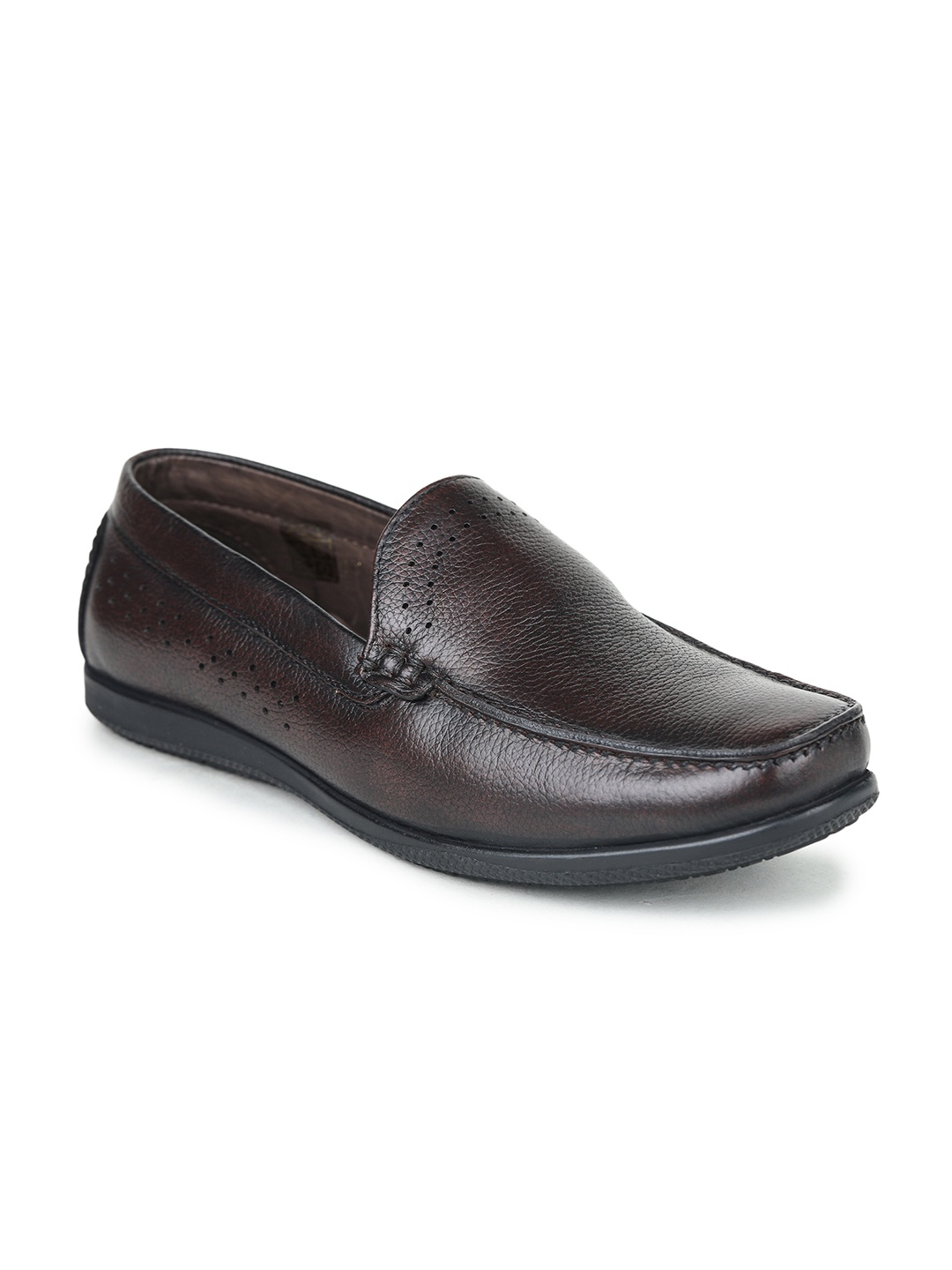 

Zoom Shoes Men Brown Leather Loafers