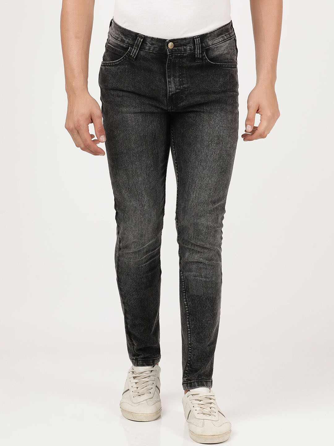 

Lee Men Black Skinny Fit Heavy Fade Jeans