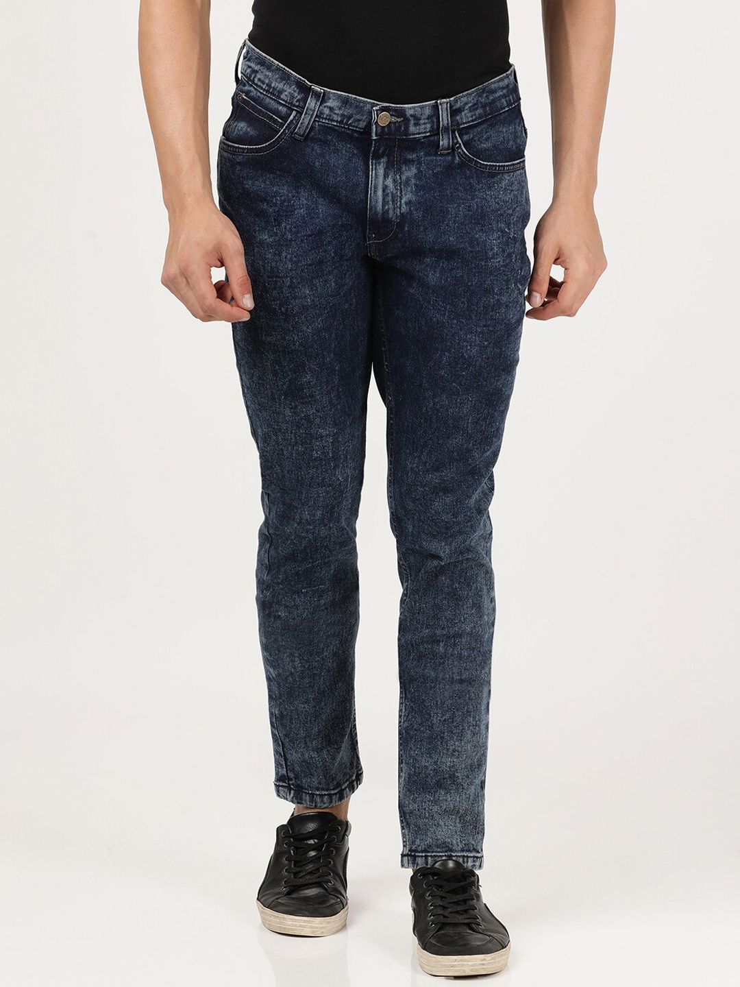 

Lee Men Blue Skinny Fit Heavy Fade Jeans