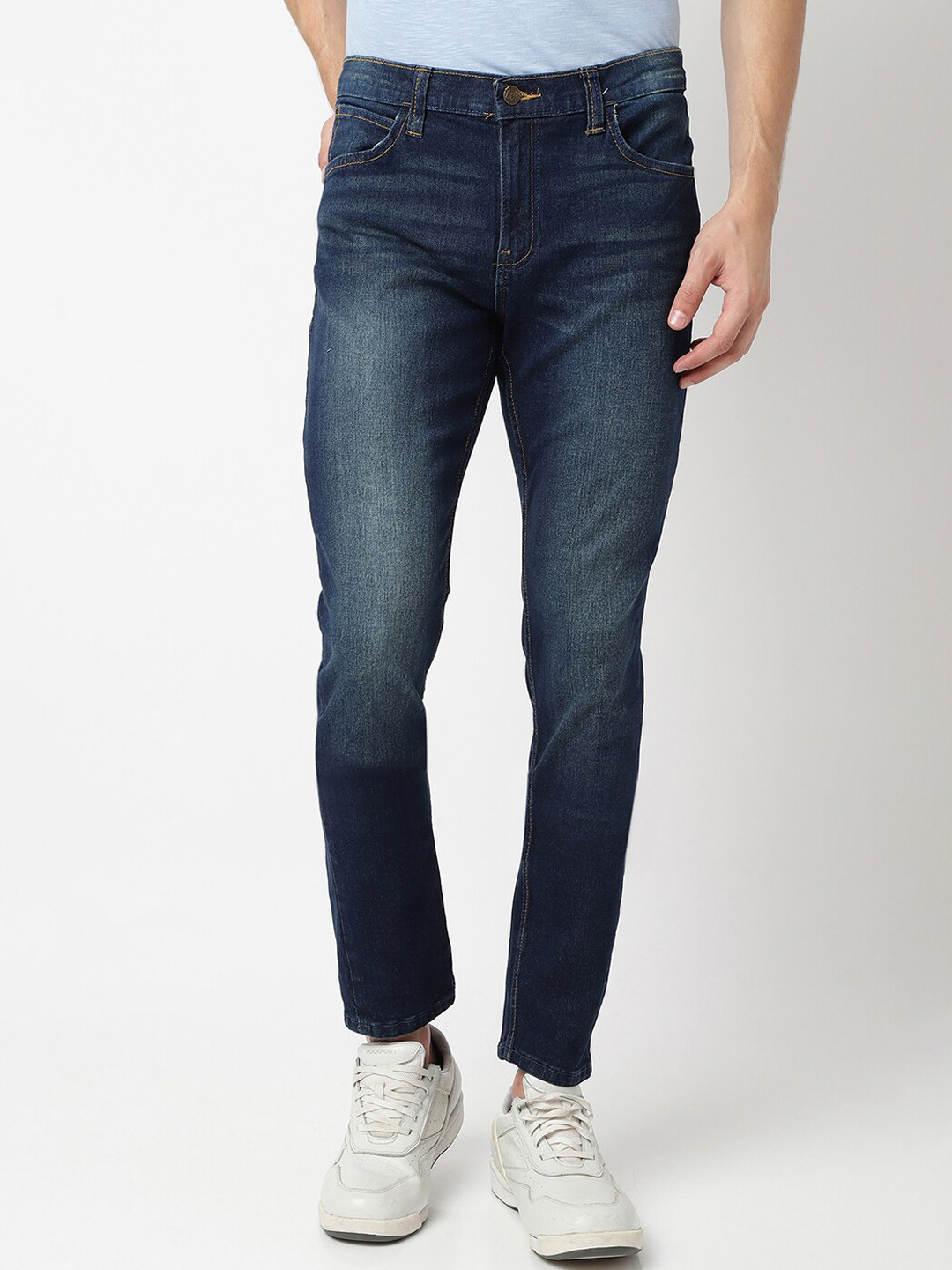 

Lee Men Navy Blue Skinny Fit Light Fade Jeans