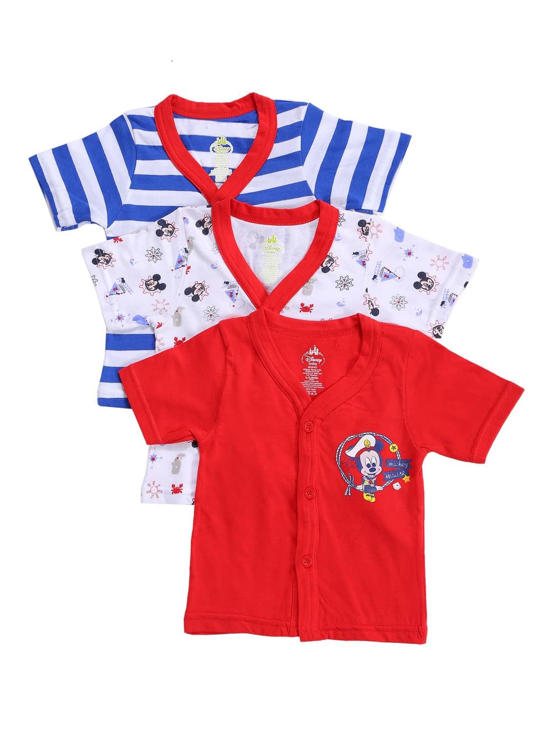 

Bodycare Boys Assorted Pack Of 3 Mickey & Friends Cotton Jhablas