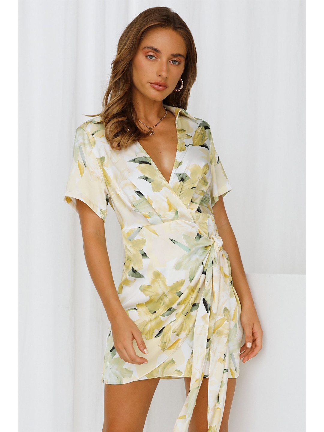 

StyleCast Green Floral Dress