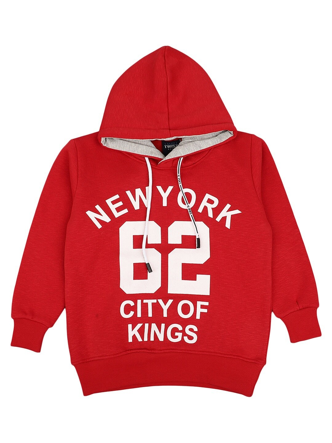 

V-Mart Boys Red Varsity Printed -shirt
