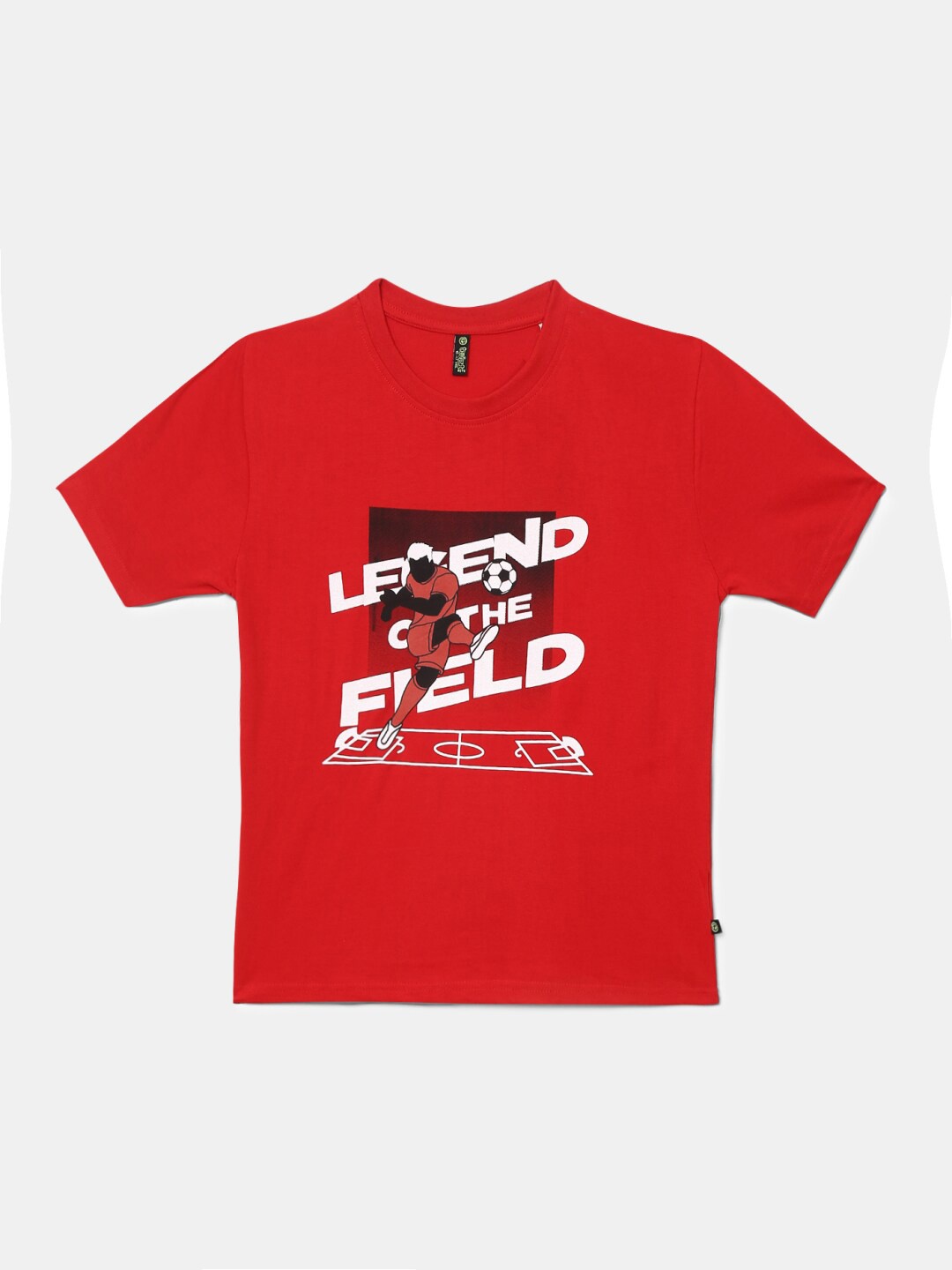 

V-Mart Boys Red Typography Printed T-shirt