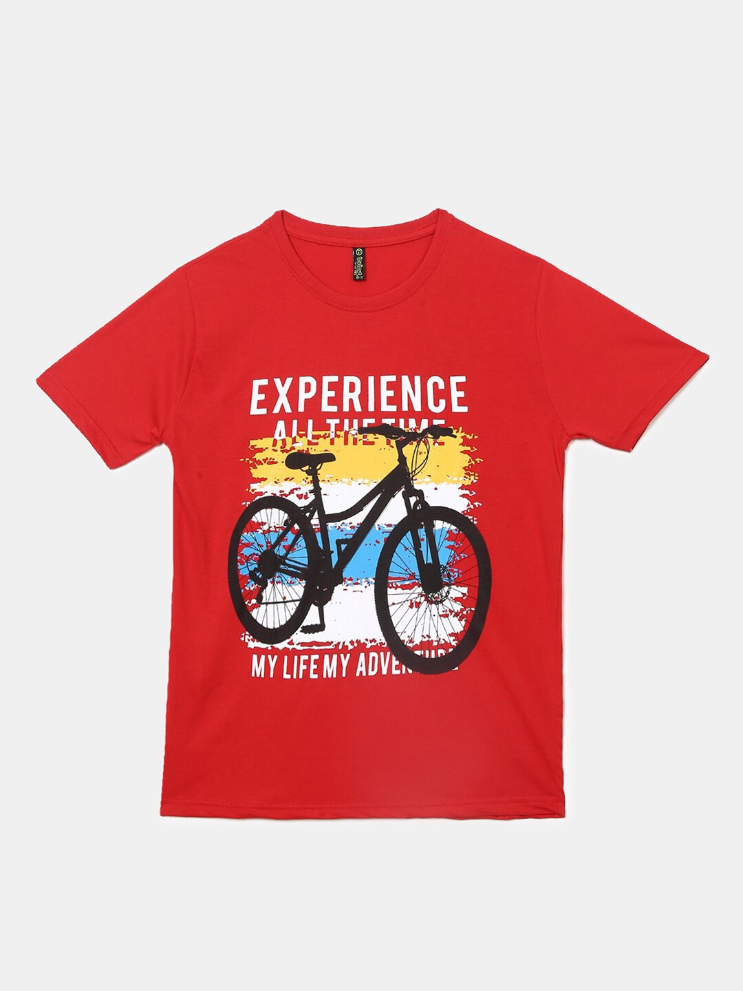 

V-Mart Boys Red Printed T-shirt