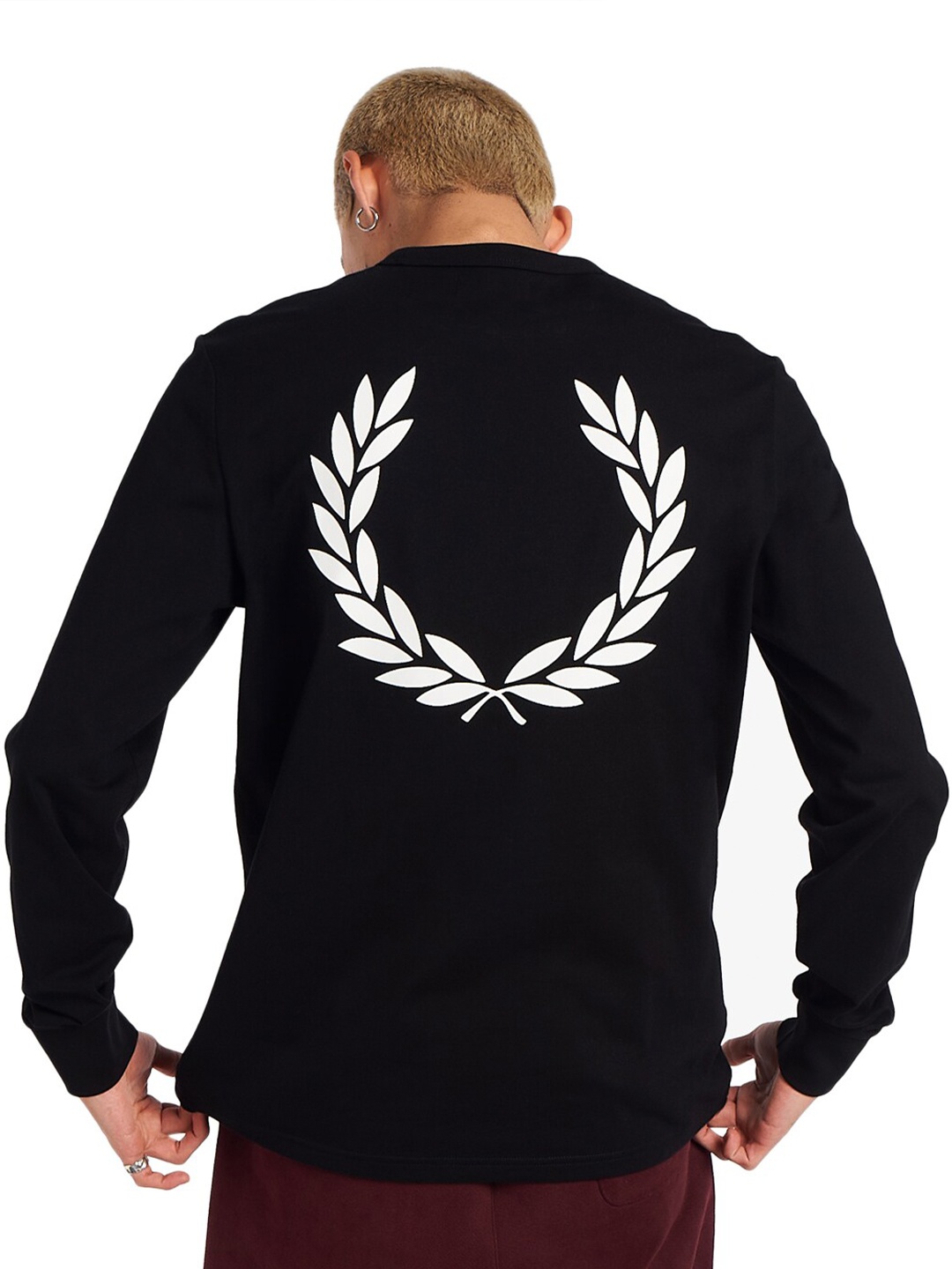 

Fred Perry Men Black Sweatshirt