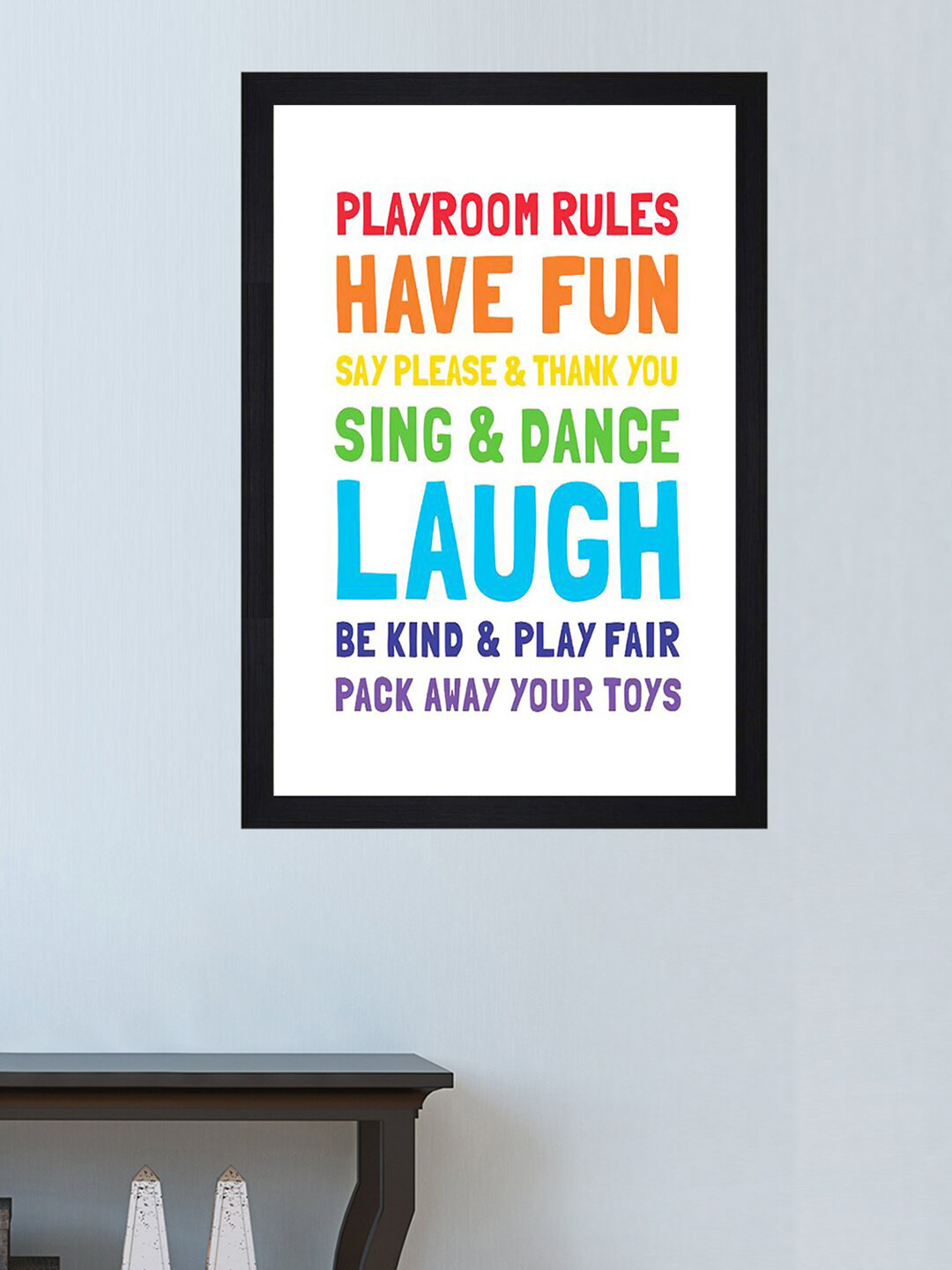 

Gallery99 White Playroom Rules Wall Art