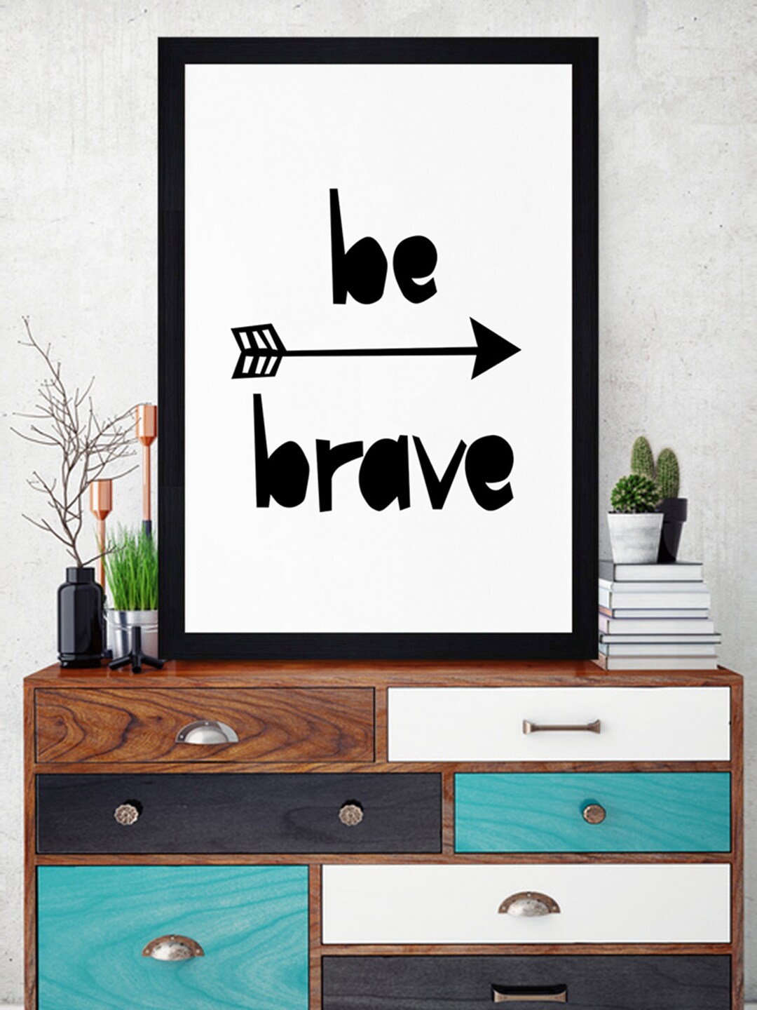 

Gallery99 White Be Brave Wall Art