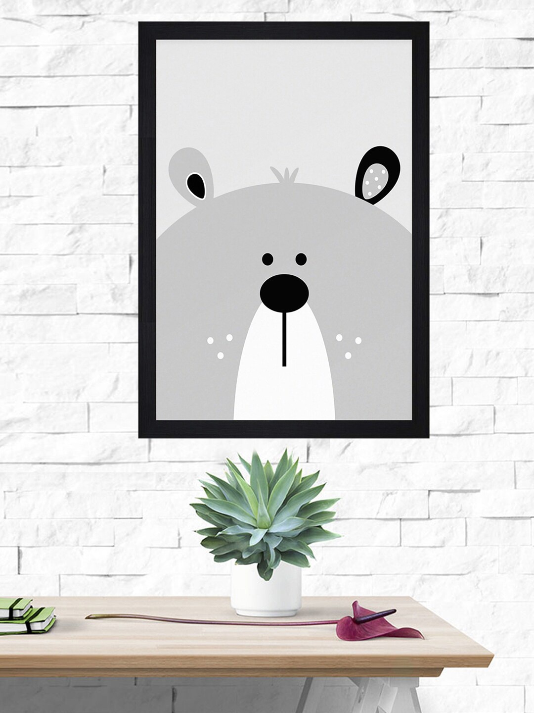 

Gallery99 White Smiling Koala Wall Art