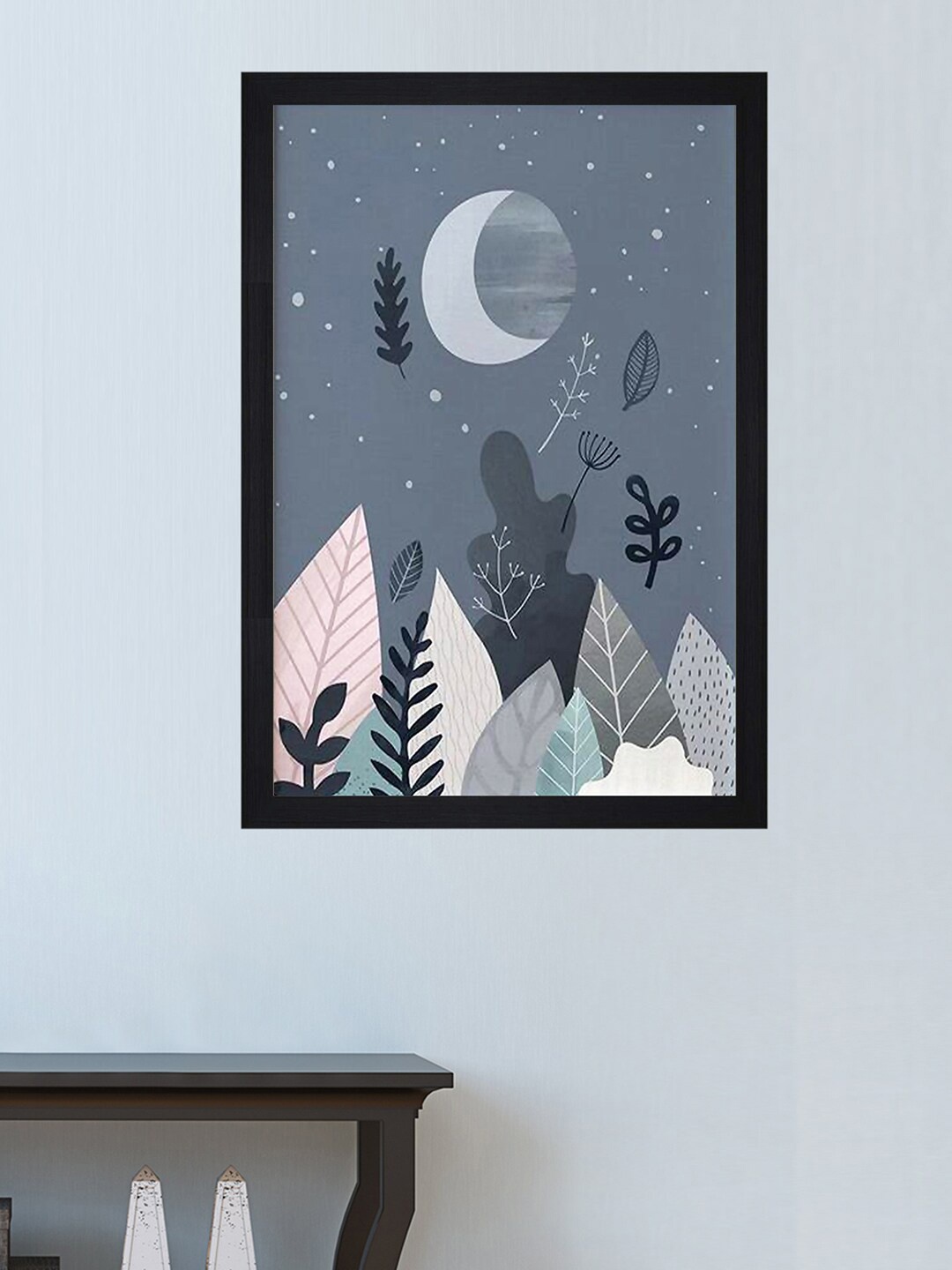 

Gallery99 Grey Moon And Tree Textured Paper Wall Art