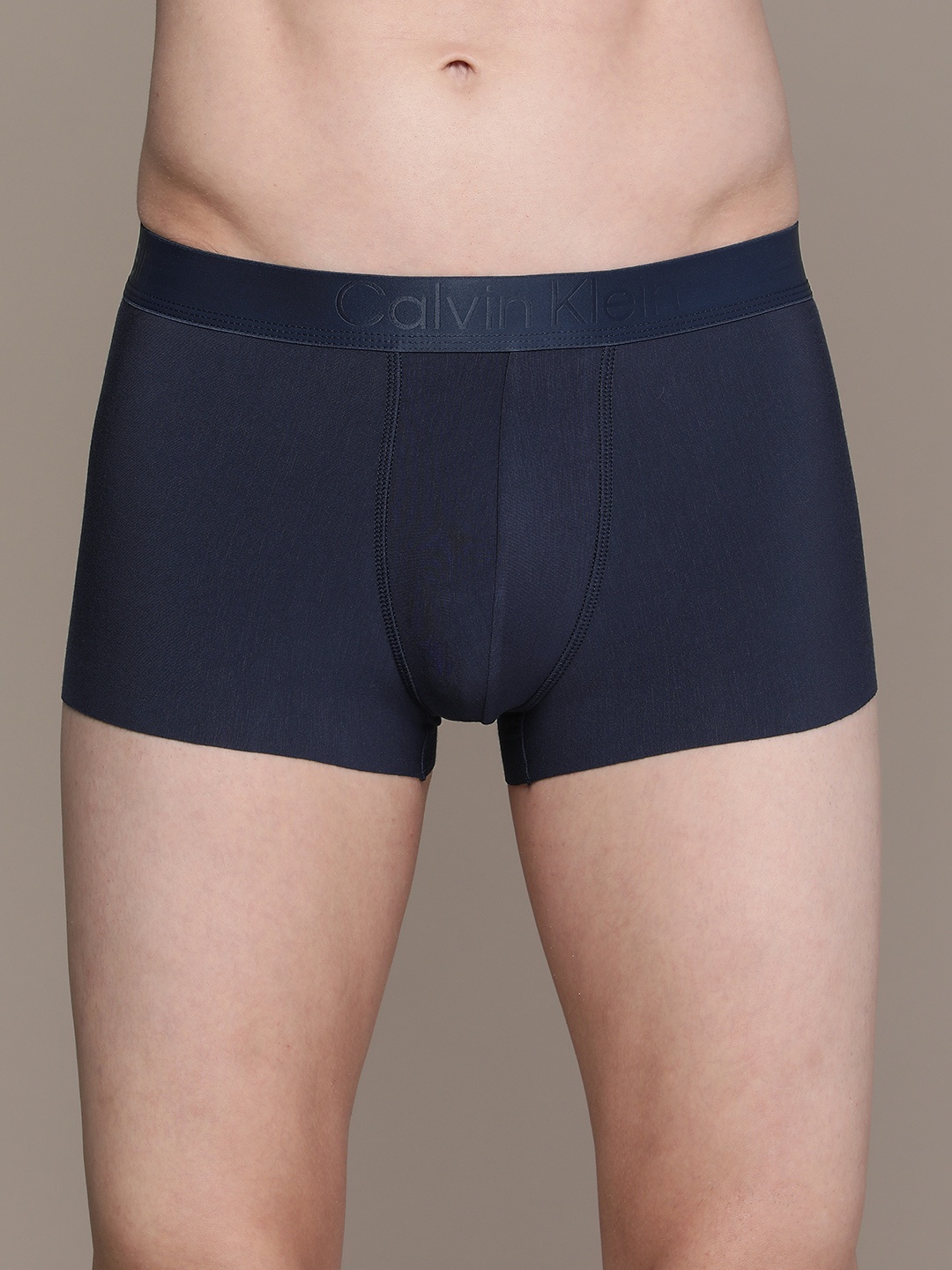 

Calvin Klein Underwear Men Navy Blue Solid Trunks- NB3248VN7