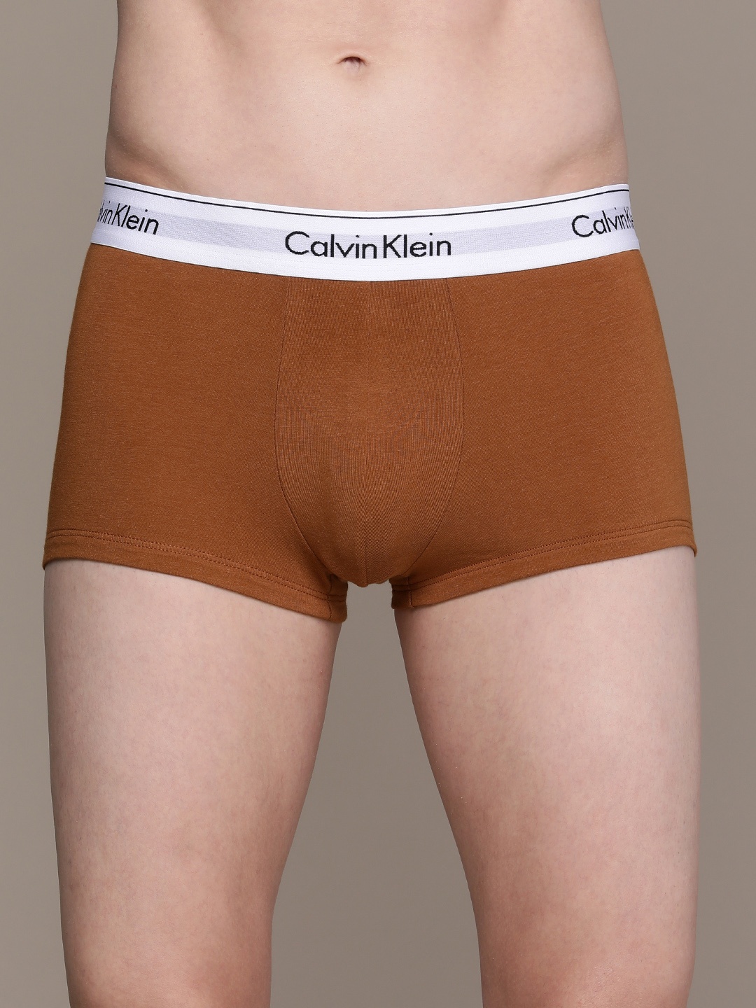 

Calvin Klein Underwear Men Pack Of 3 Solid Trunks- NB33438MC, Multi