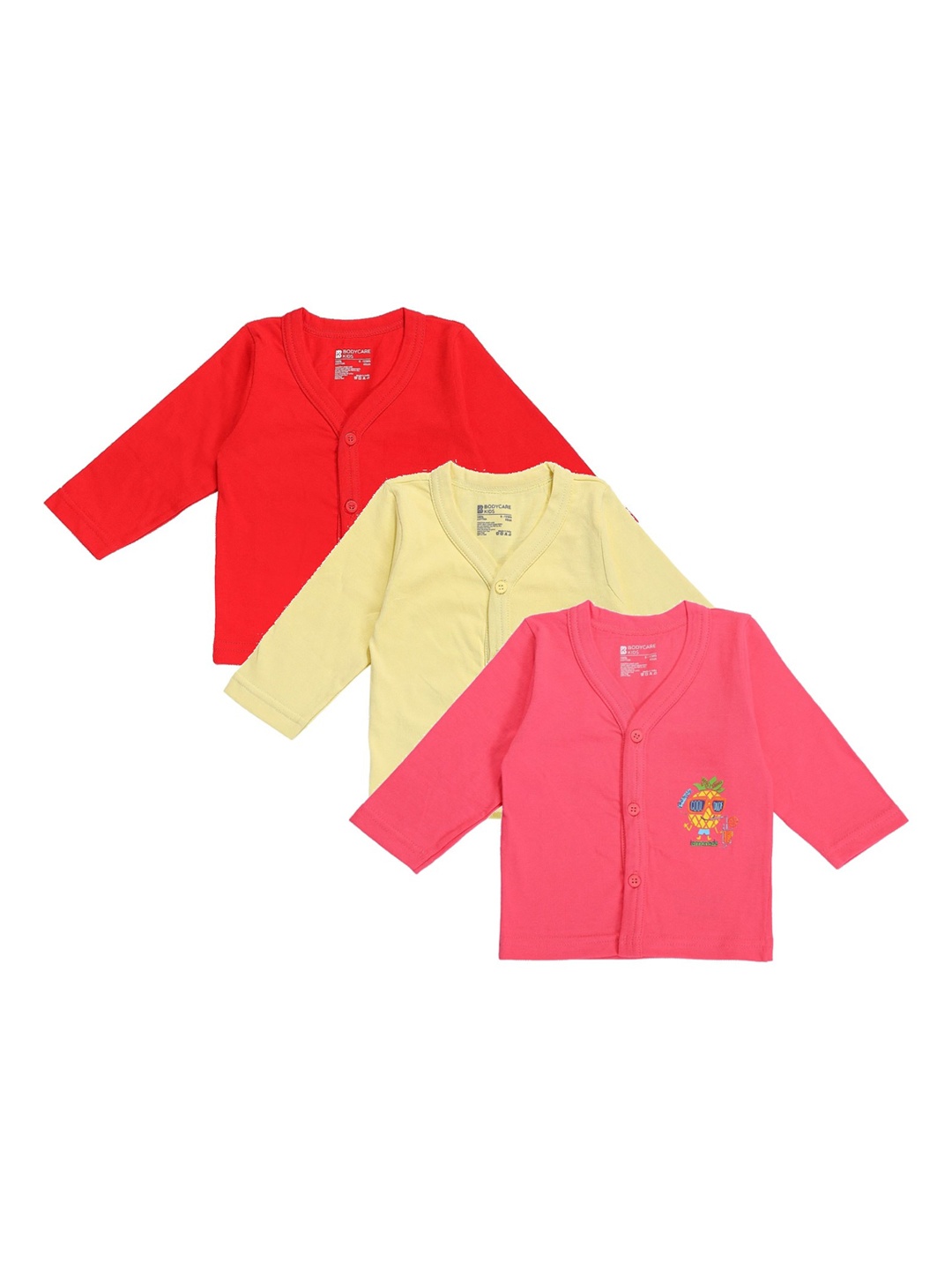

Bodycare Kids Infants Kids Pack of 3 Assorted Cotton Innerwear Vests