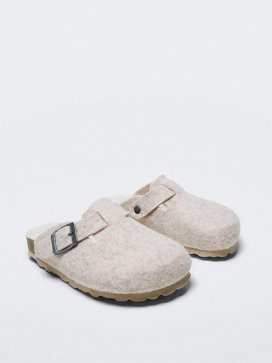 

Mango Kids Girls Sustainable Room Slippers, Off white