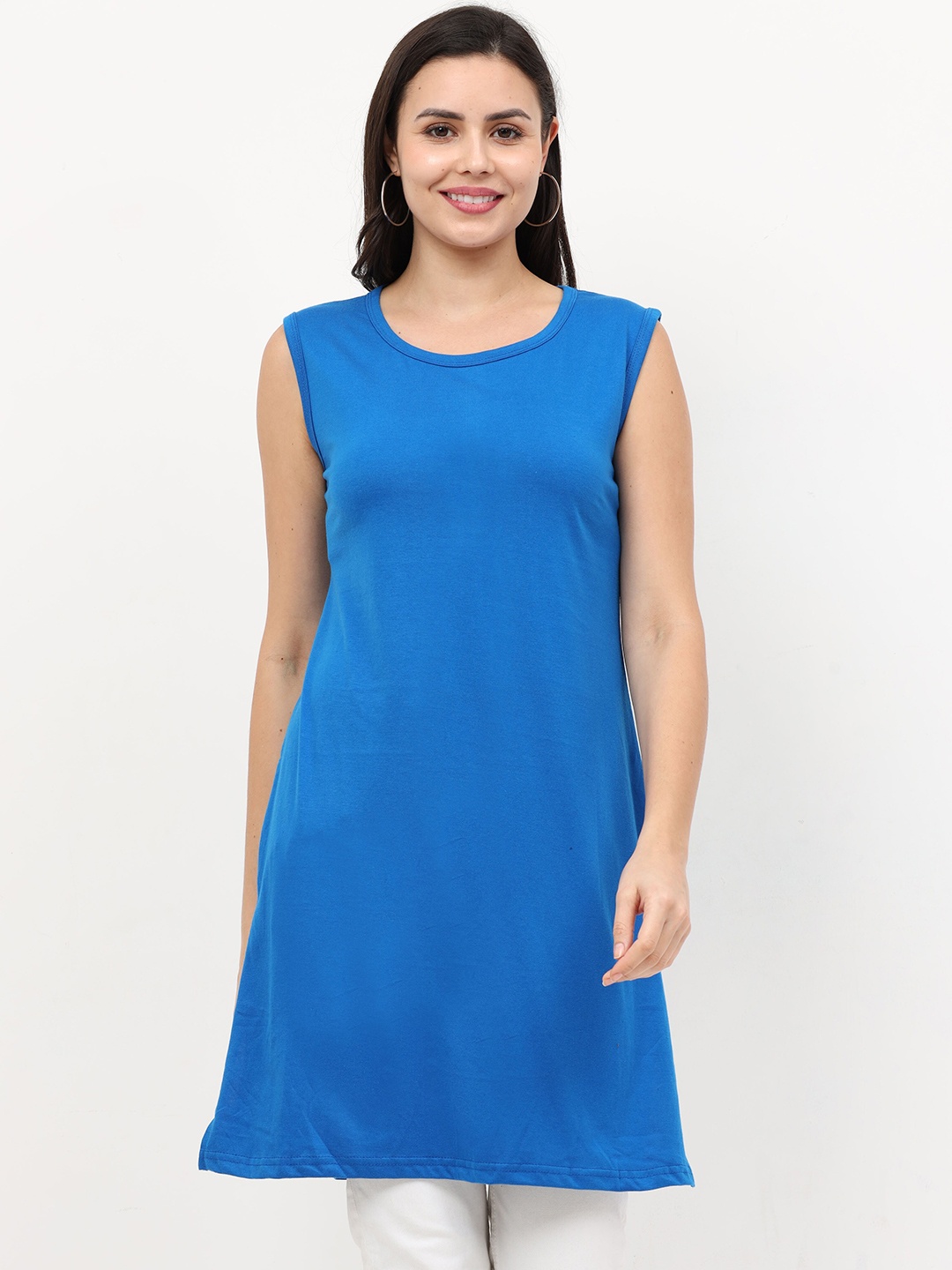 

Fleximaa Blue Longline Top