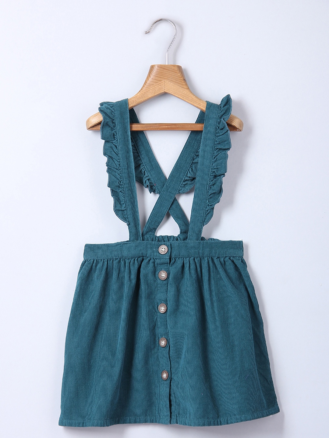 

Beebay Teal Pinafore Dress