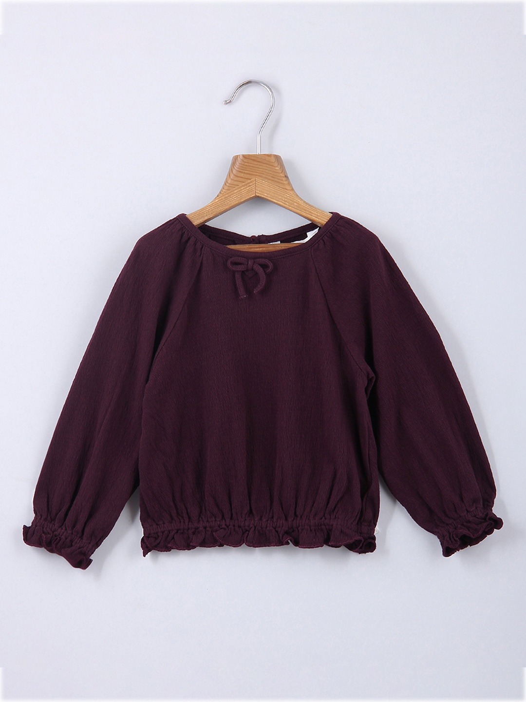

Beebay Purple Blouson Top