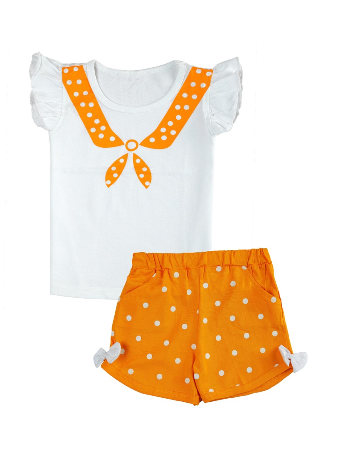 

CATCUB Girls Yellow Clothing Set