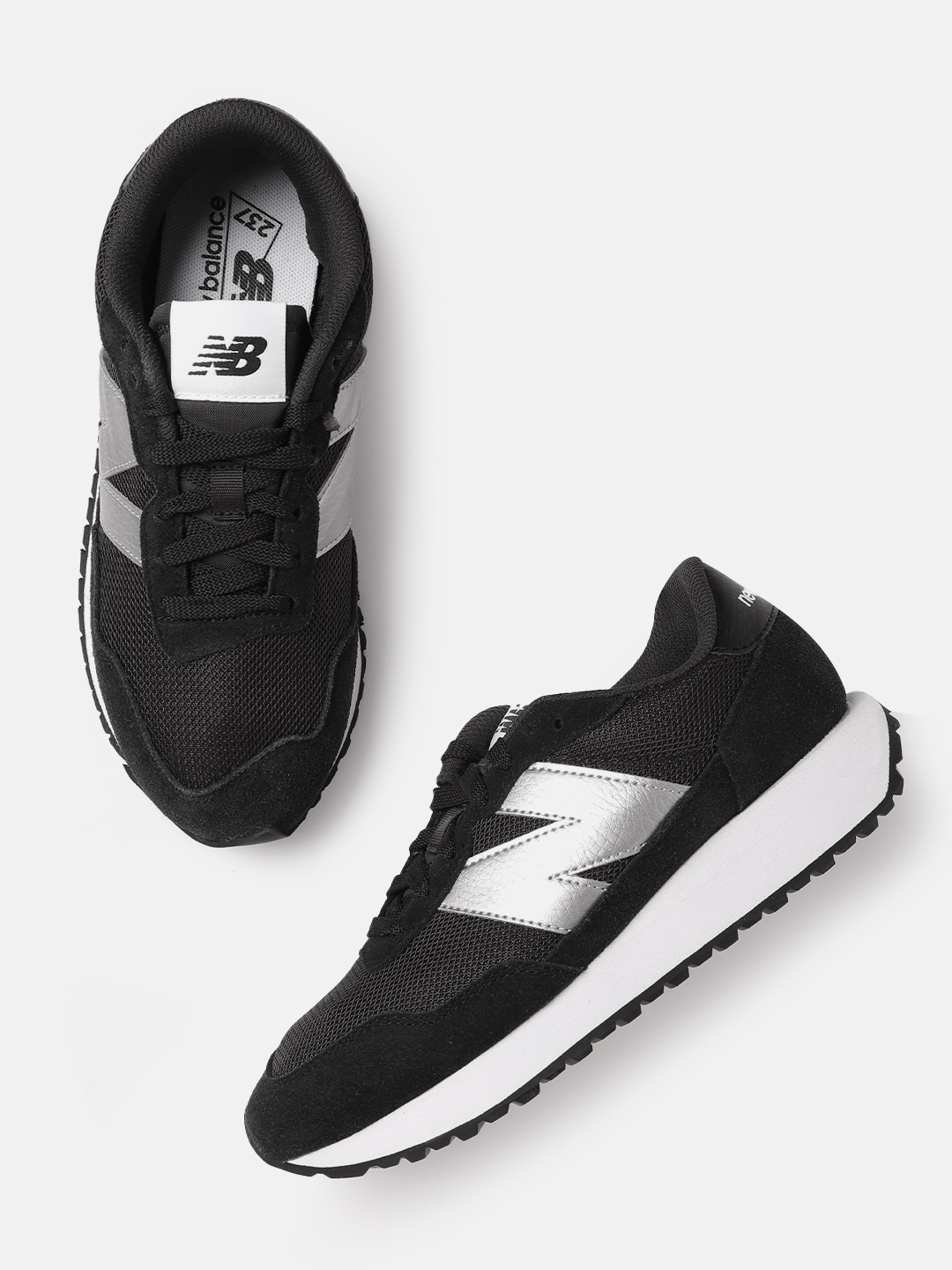 

New Balance Women Black Solid Sneakers