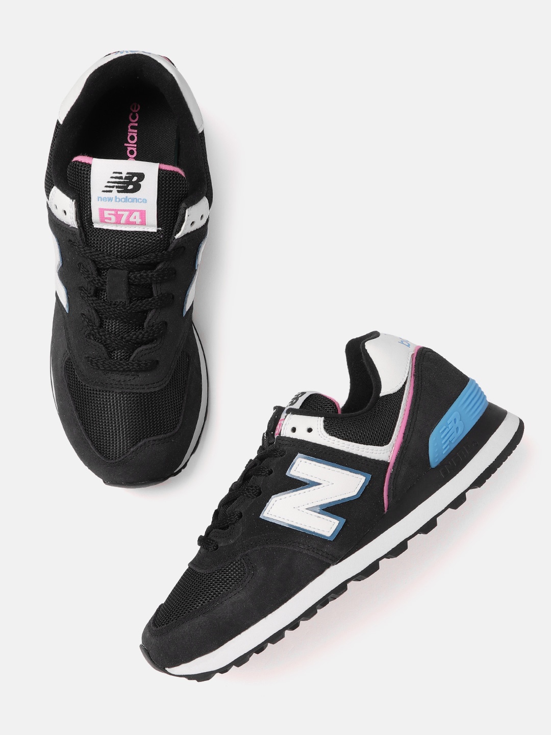 

New Balance Women Black Solid Casual Shoes