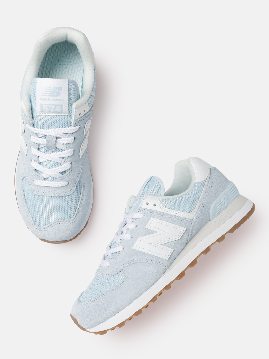 

New Balance Women Blue Solid Sneakers