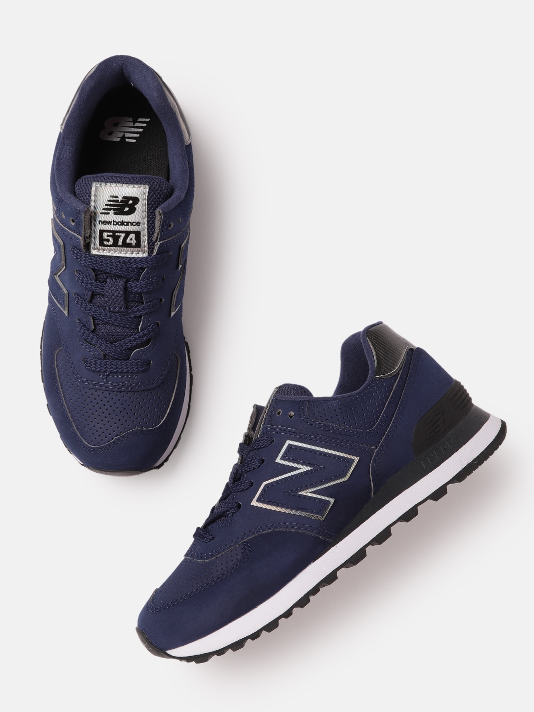 

New Balance Women Navy Blue Solid Sneakers