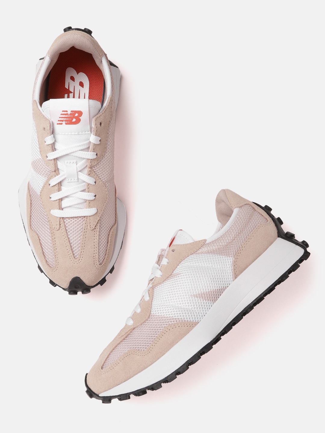 

New Balance Women Pink Colourblocked Sneakers