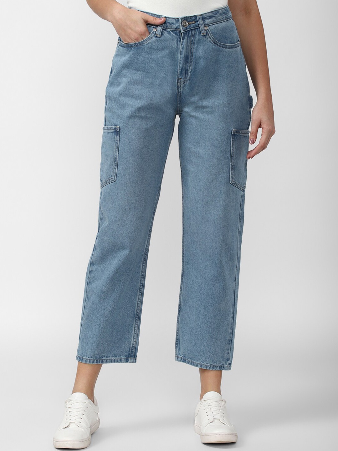 

Van Heusen Woman Women Blue Low Distress Light Fade Jeans