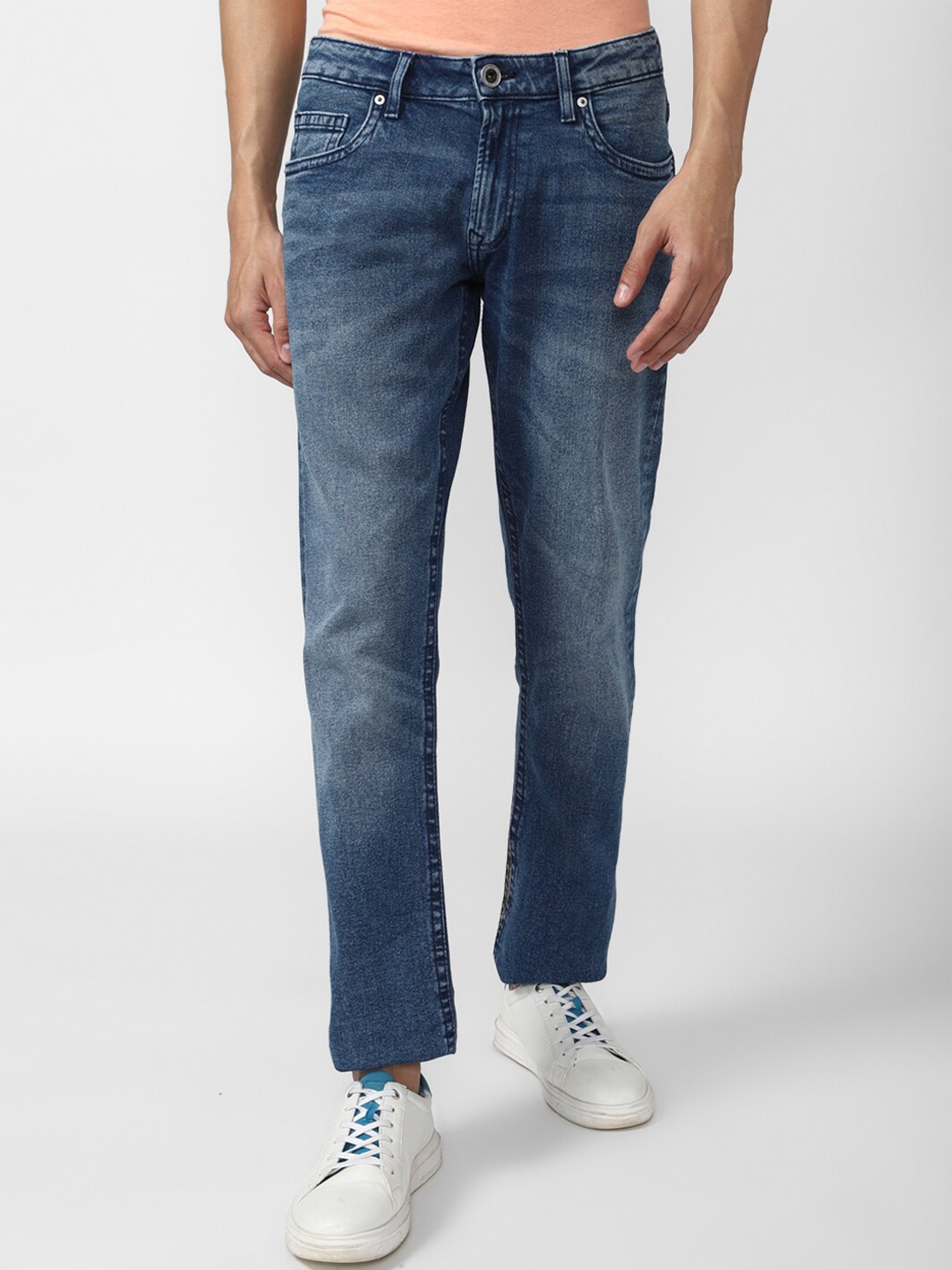 

Peter England Casuals Men Blue Slim Fit Light Fade Jeans