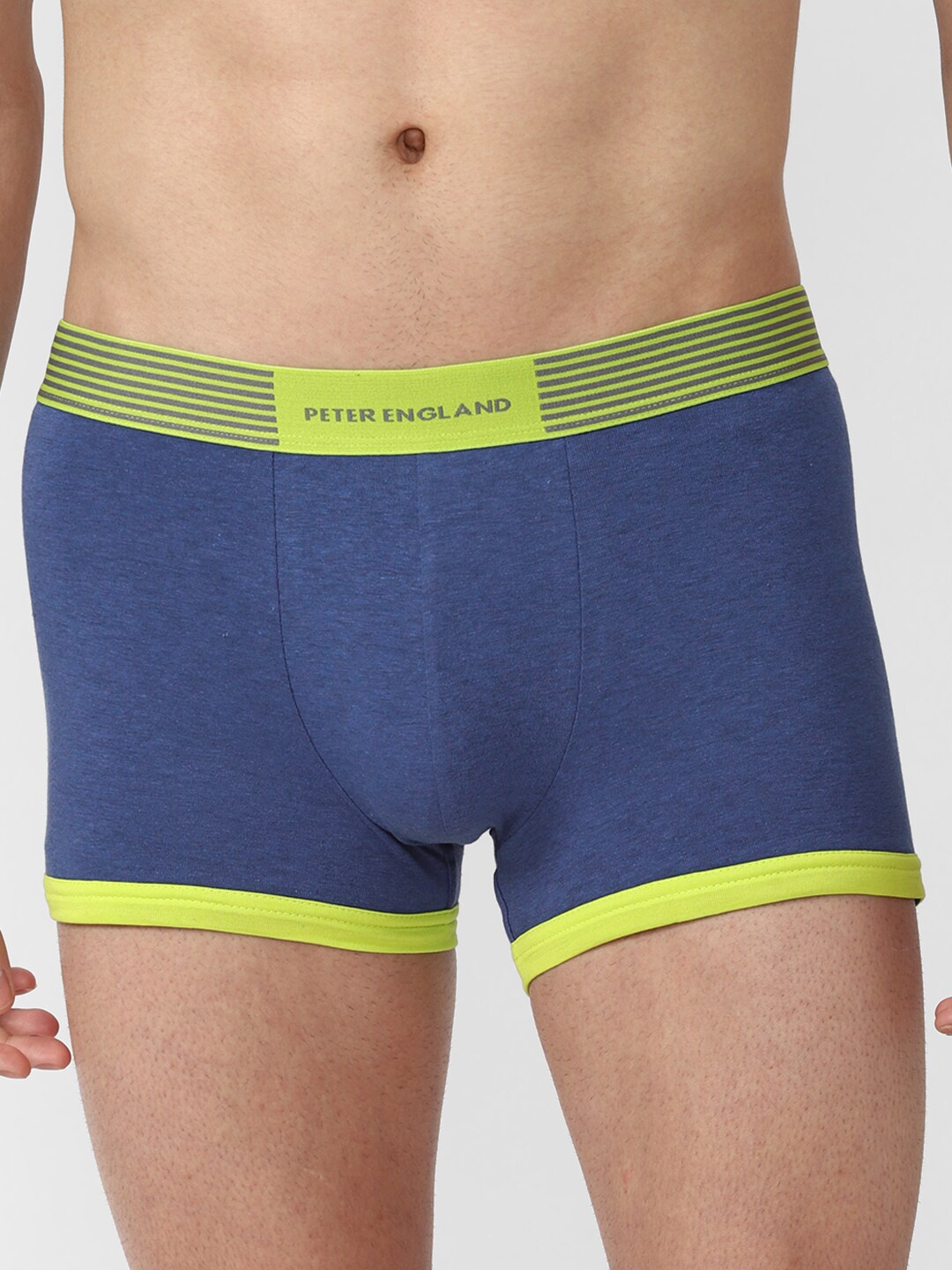 

Peter England Men Blue & Yellow Solid Trunk PETRMRGB249085