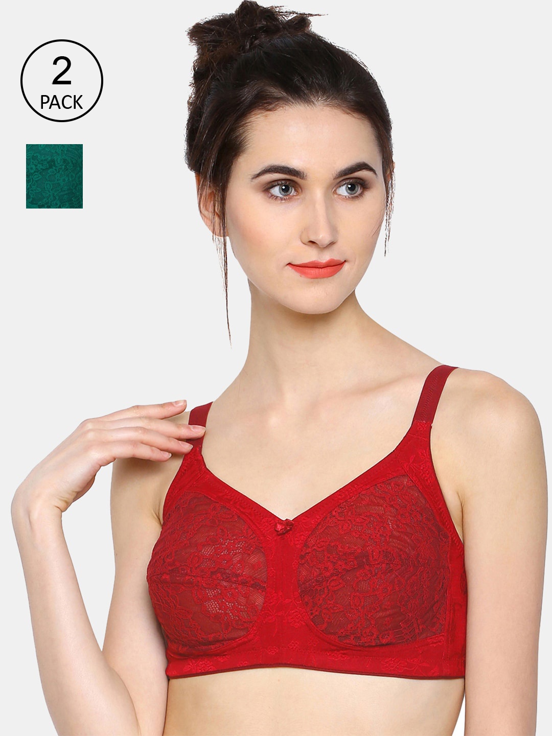 

Sonari Women Multi Bra, Red